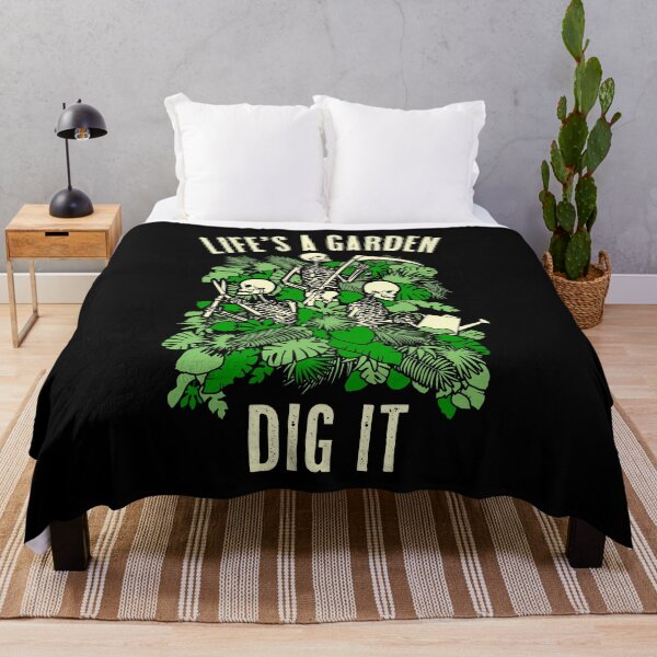 Item preview, Life's A Garden Dig It Funny Gardening Skeleton Gardener designed and sold by GrandeDuc.