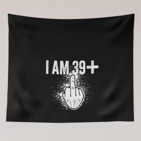 Item preview, 40th Birthday T-Shirt - I Am 39  1 Funny Hand Tee 33 - Tee Shirts Mens Graphic  Tee Shirts For Women Casual Best Trending T Shirts designed and sold by delsieellapo.