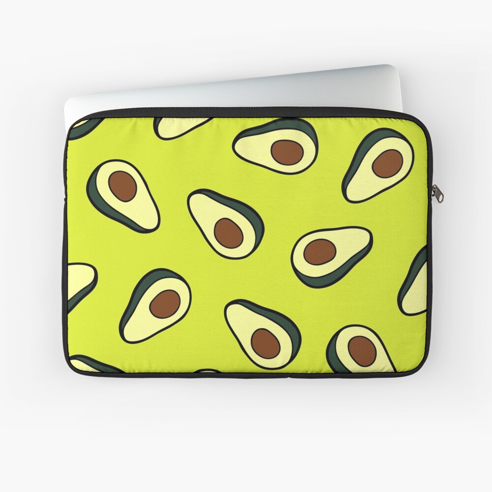 Avocado Pattern Laptop Sleeve