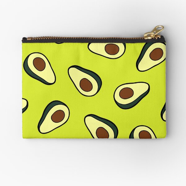 Avocado Pattern Zipper Pouch