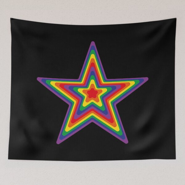 Item preview, Rainbow Star designed and sold by Texterns.