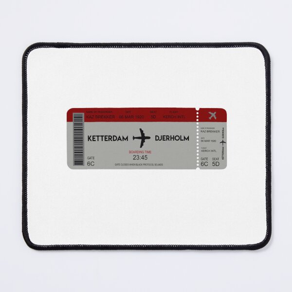Item preview, six of crows plane ticket designed and sold by dauntlesgrenade.