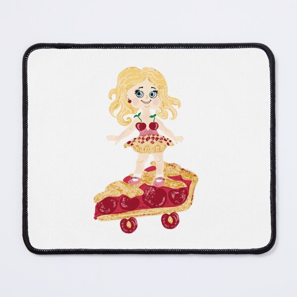 Item preview, Cherry pie skateboard girl designed and sold by OakendOriginals.