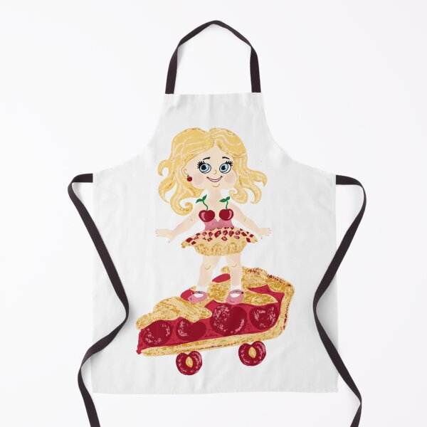 Item preview, Cherry pie skateboard girl designed and sold by OakendOriginals.