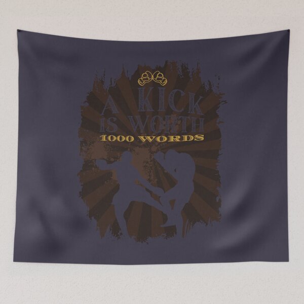 Item preview, Movie Samurai A Kick Is Worth 1000 Words Kickboxing designed and sold by VitaliPietsch.