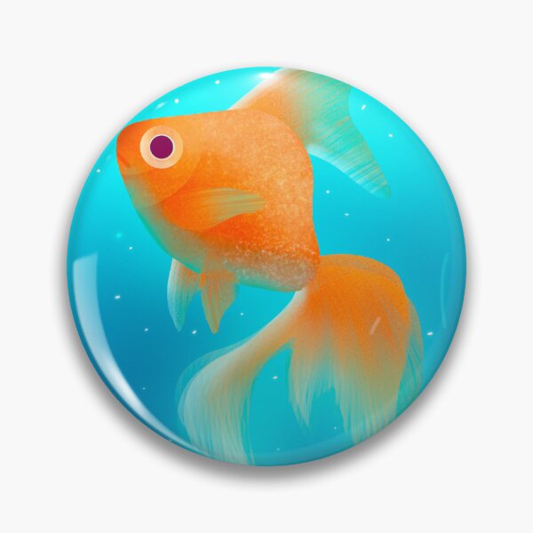 Item preview, Orange Gold Fish In The Ocean Illustration designed and sold by yunuzdemirtas.