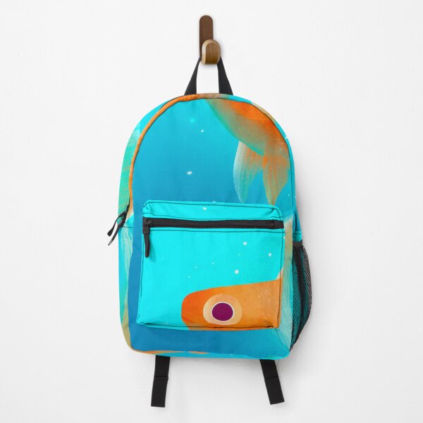 Item preview, Orange Gold Fish In The Ocean Illustration designed and sold by yunuzdemirtas.