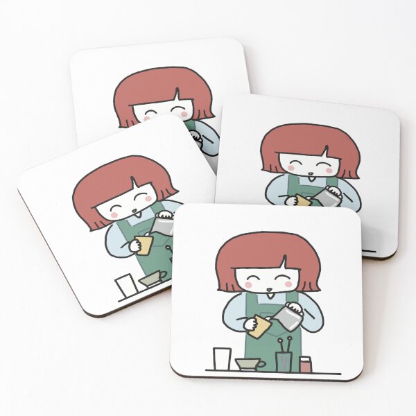 Item preview, latte barista designed and sold by yoonpop.