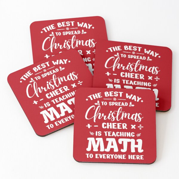 Item preview, Math Teacher Christmas Clothes, The Best Way To Spread Christmas Cheer is Teaching Math to Everyone Here, Santas Teachers Apparel designed and sold by praewapy.