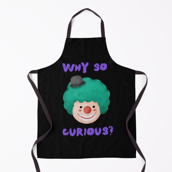 Item preview, Adorable JOKER meme parody with funny quote "WHY SO CURIOUS?" for this Halloween festival designed and sold by VINASU.