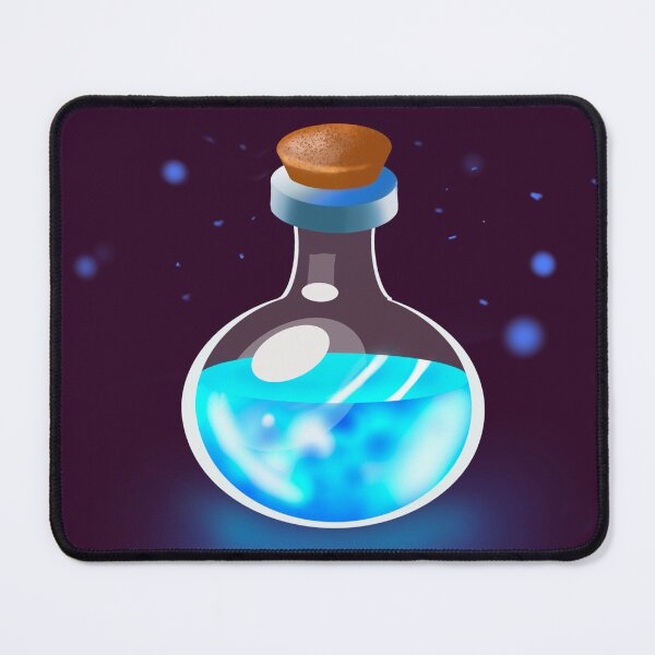 Item preview, Blue Magic Potion Bottle Illustration Design designed and sold by yunuzdemirtas.