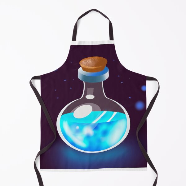 Item preview, Blue Magic Potion Bottle Illustration Design designed and sold by yunuzdemirtas.