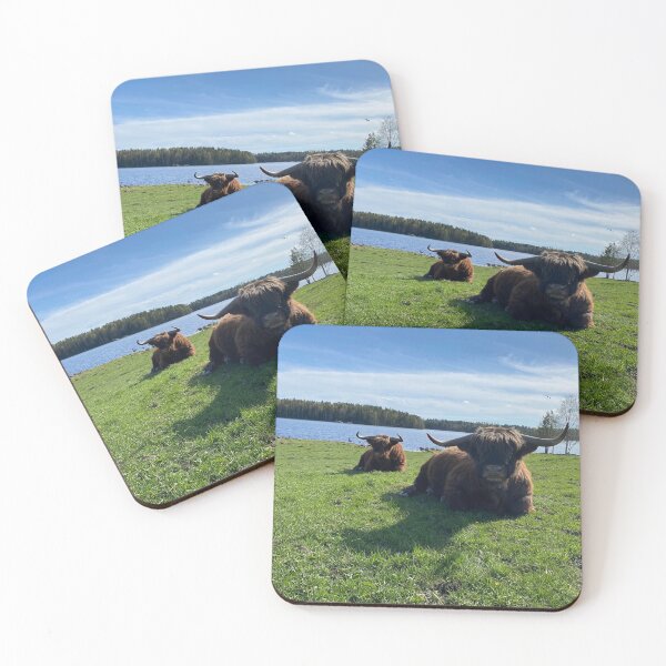 Item preview, Scottish Highland Cattle Bulls by lake 3346 designed and sold by SaarelaHighland.