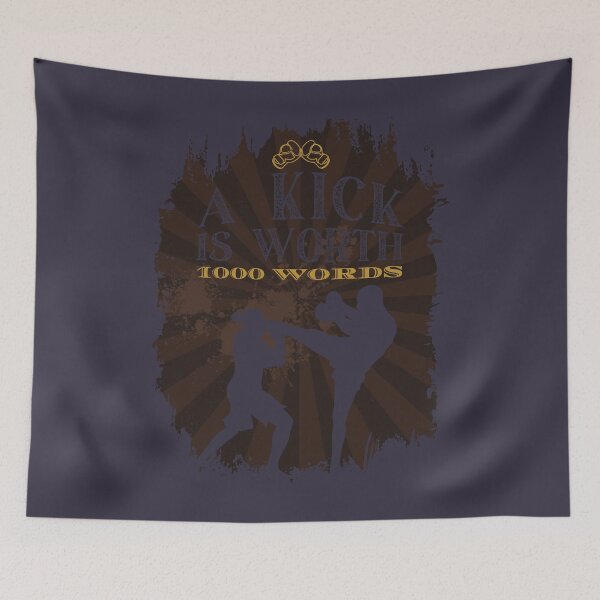 Item preview, Photographic Japanese A Kick Is Worth 1000 Words Kickboxing designed and sold by VitaliPietsch.