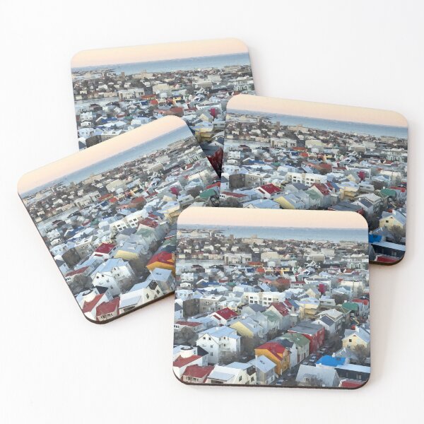 Item preview, Buildings of Reykjavik - Watercolour Style designed and sold by WWWC2288.