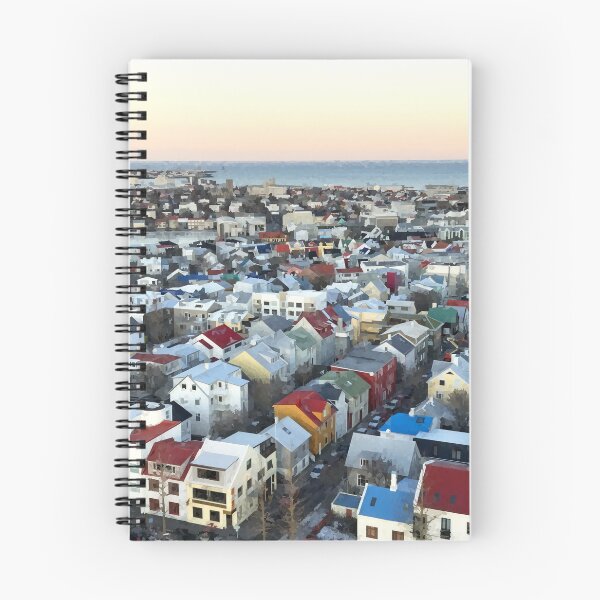 Item preview, Buildings of Reykjavik - Watercolour Style designed and sold by WWWC2288.