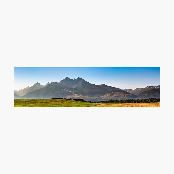 rural field in Tatra mountains Photographic Print