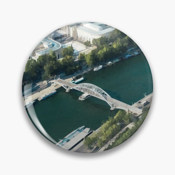 Item preview, The Seine River From Above - Watercolour Style designed and sold by WWWC2288.