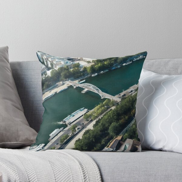 Item preview, The Seine River From Above - Watercolour Style designed and sold by WWWC2288.