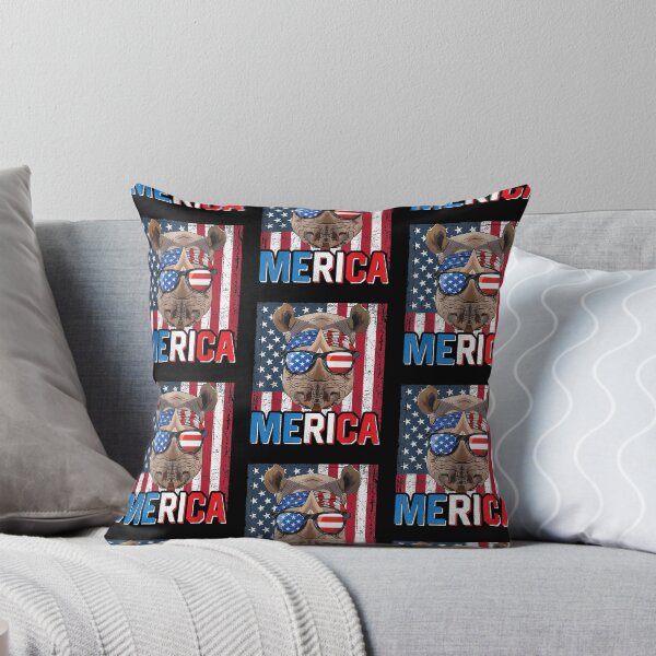 Item preview, Merica Rhino 4th Of July Gifts American Flag designed and sold by aaronbolser.