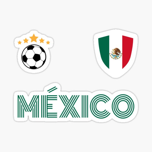 Mexico Soccer Mexico Futbol Football Mexican soccer Flag Jersey - Mexico  Soccer - Sticker