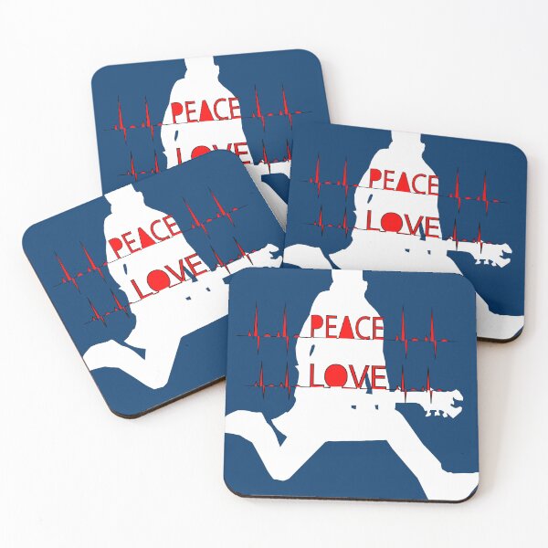 Item preview, PEACE LOVE AND ROCK AND ROLL designed and sold by DomGDesign.