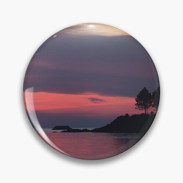 Item preview, pink sunset in brittany designed and sold by Nebulae-Art.