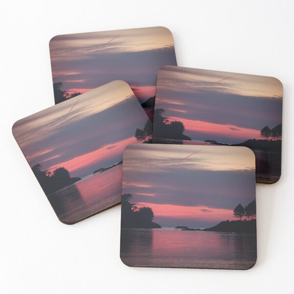 Item preview, pink sunset in brittany designed and sold by Nebulae-Art.