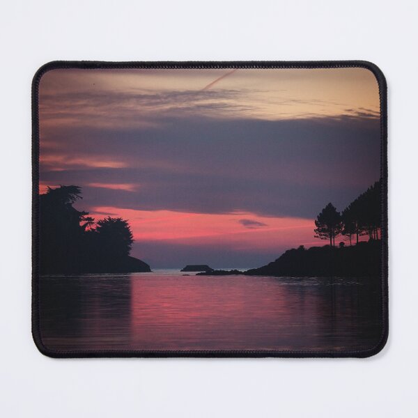 Item preview, pink sunset in brittany designed and sold by Nebulae-Art.