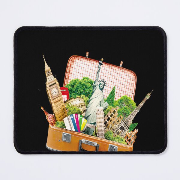 Item preview, Statue of Liberty Travel Baggage designed and sold by CAMERONSTERLING.