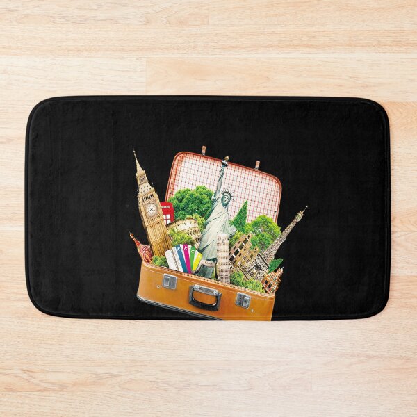 Item preview, Statue of Liberty Travel Baggage designed and sold by CAMERONSTERLING.