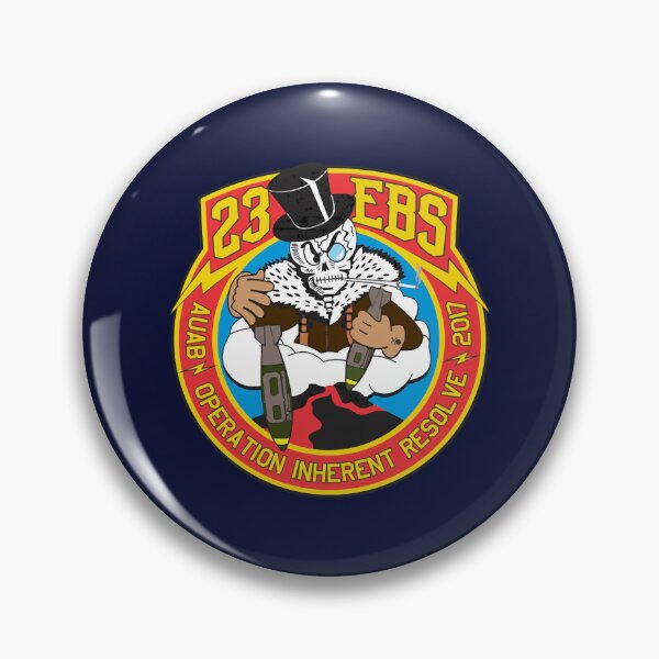 Item preview, 23rd EBS - Bomber Barons - Op. Inherent Resolve - Grunge Style    designed and sold by PopCultureClote.