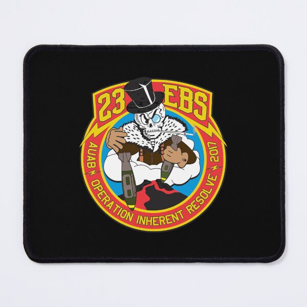 Item preview, 23rd EBS - Bomber Barons - Op. Inherent Resolve - Grunge Style    designed and sold by PopCultureClote.