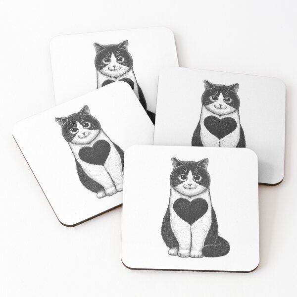 Item preview, Cat with heart designed and sold by NIKITA KORENKOV NikKor.