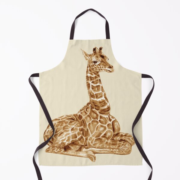 Item preview, Lying giraffe - brown colorized version designed and sold by SylvieG18.