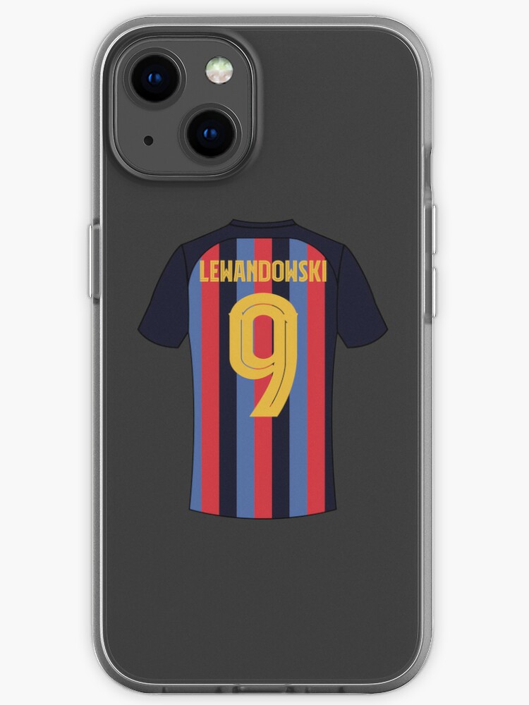 Robert Lewandowski barcelona football jersey number 9 Pullover Hoodie for  Sale by Justtrendytees