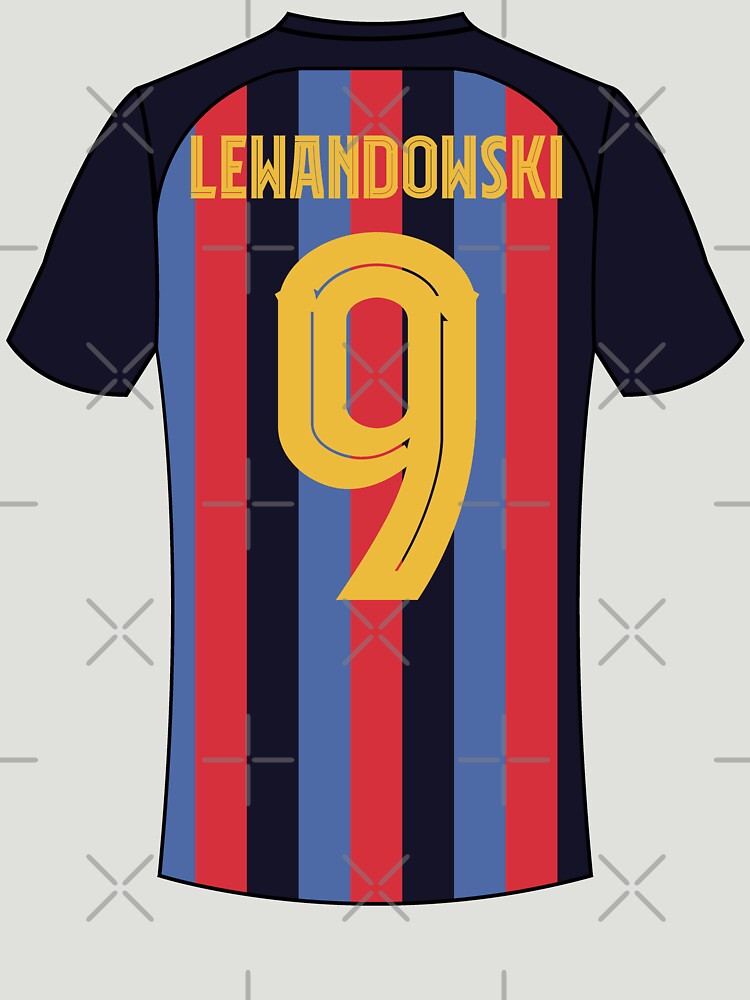 Robert Lewandowski, the FC Barcelona number 9