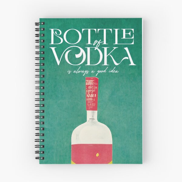 Item preview, Bottle of Vodka Retro Cocktail Poster Good Idea Bar Prints, Vintage Drinks, Recipe, Wall Art designed and sold by betternotes.