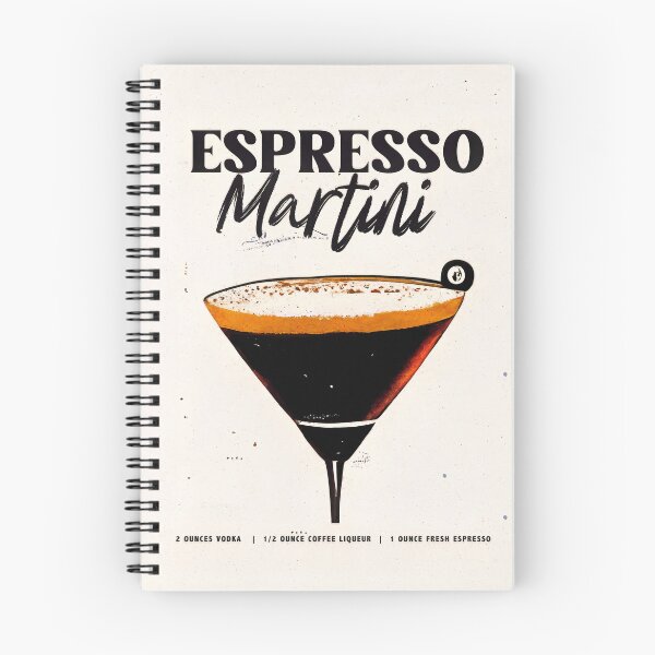 Item preview, Espresso Martini Retro Cocktail Poster Classic Glass Bar Prints, Vintage Drinks, Recipe, Wall Art designed and sold by betternotes.