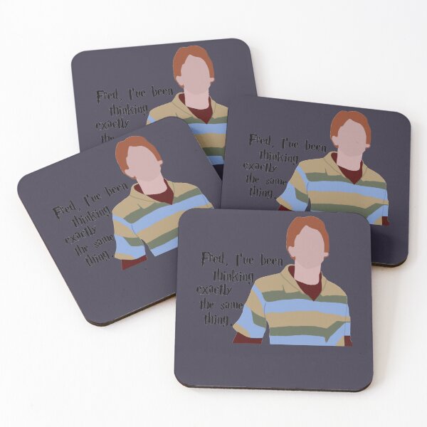 Item preview, Mischievous Comedy Twins Stir Magic Tools Gods Iconi Ootp George Weasley Quote Cute Fan designed and sold by Makenzie86933.