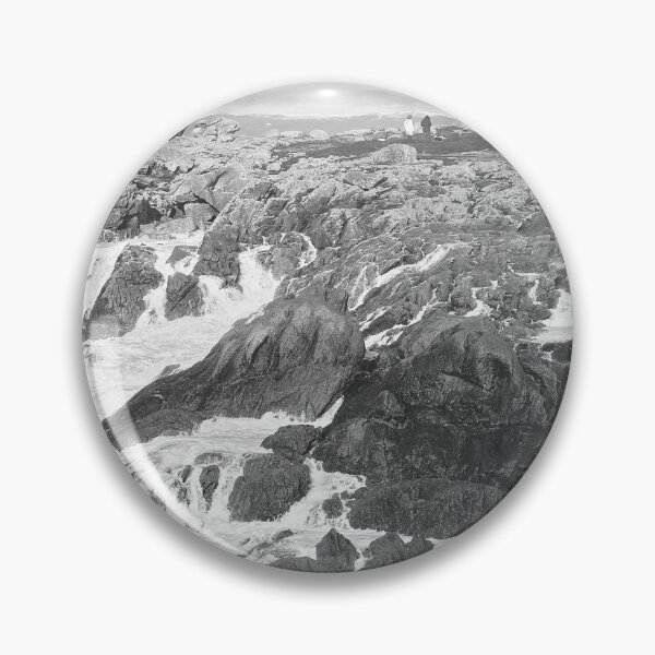 Item preview, storm in brittany black and white photo designed and sold by Nebulae-Art.