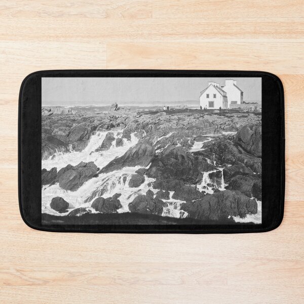 Item preview, storm in brittany black and white photo designed and sold by Nebulae-Art.
