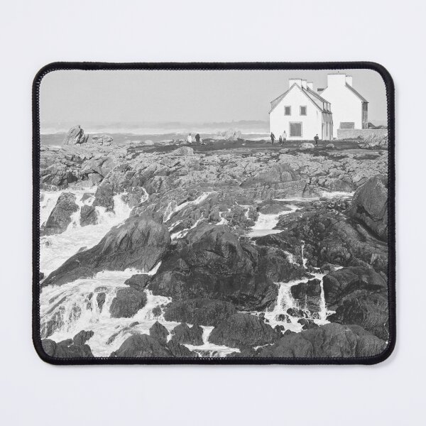Item preview, storm in brittany black and white photo designed and sold by Nebulae-Art.