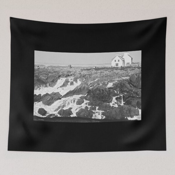 Item preview, storm in brittany black and white photo designed and sold by Nebulae-Art.