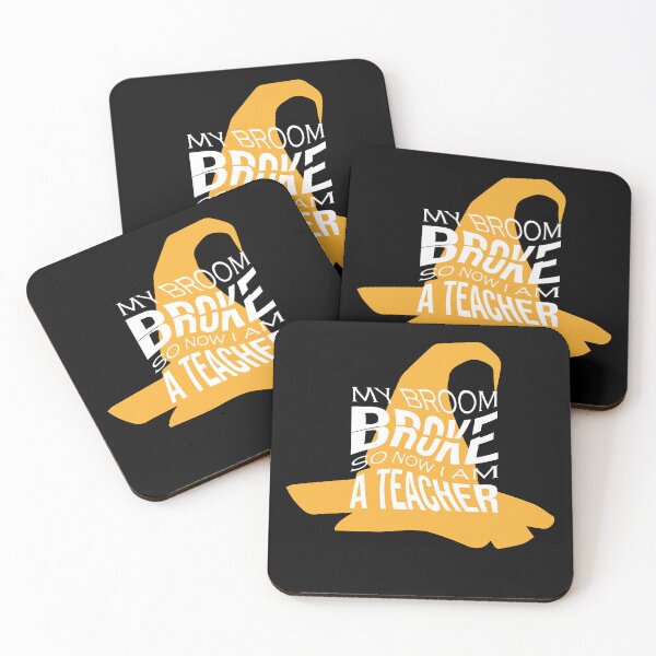 Item preview, My Broom Broke so Now I Am a Teacher Classic T-shirt designed and sold by ouaredi.