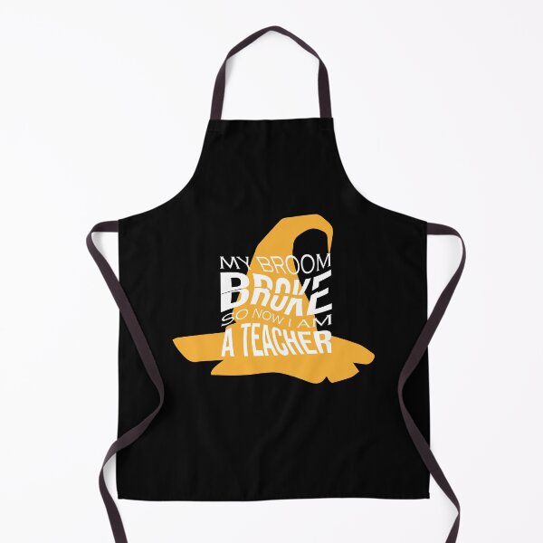 Item preview, My Broom Broke so Now I Am a Teacher Classic T-shirt designed and sold by ouaredi.