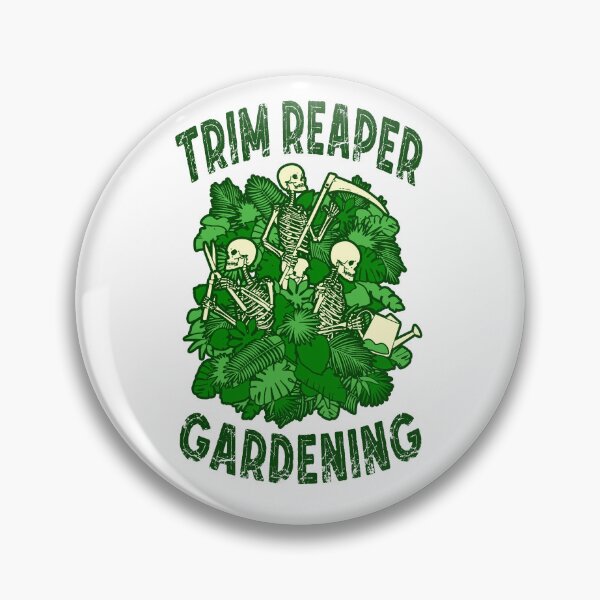 Item preview, Trim Reaper Gardening Funny Goth Grim Skeleton Gardener designed and sold by GrandeDuc.