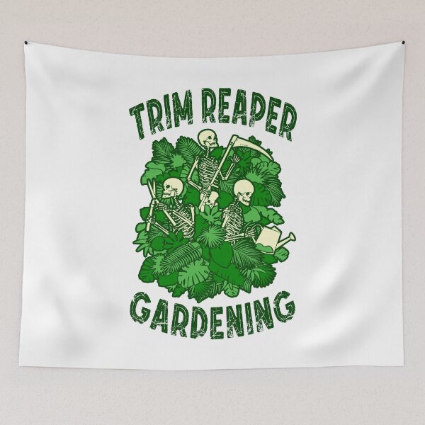 Item preview, Trim Reaper Gardening Funny Goth Grim Skeleton Gardener designed and sold by GrandeDuc.