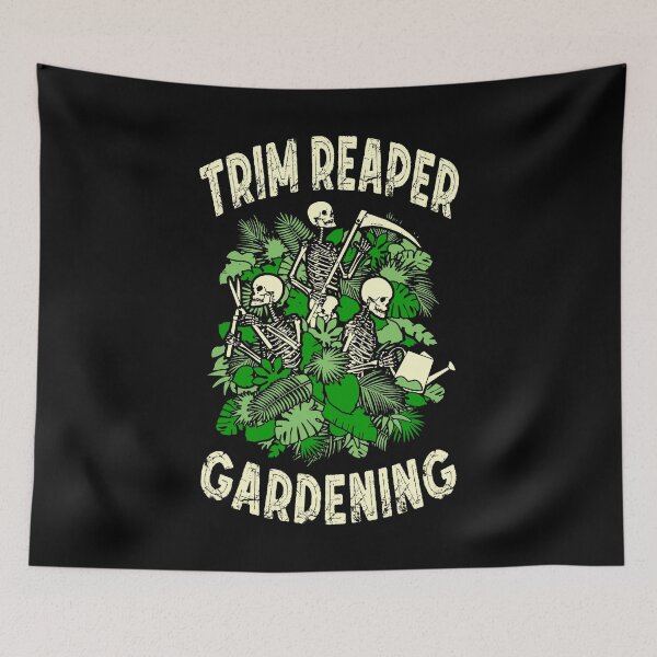 Item preview, Trim Reaper Gardening Funny Goth Grim Skeleton Gardener designed and sold by GrandeDuc.
