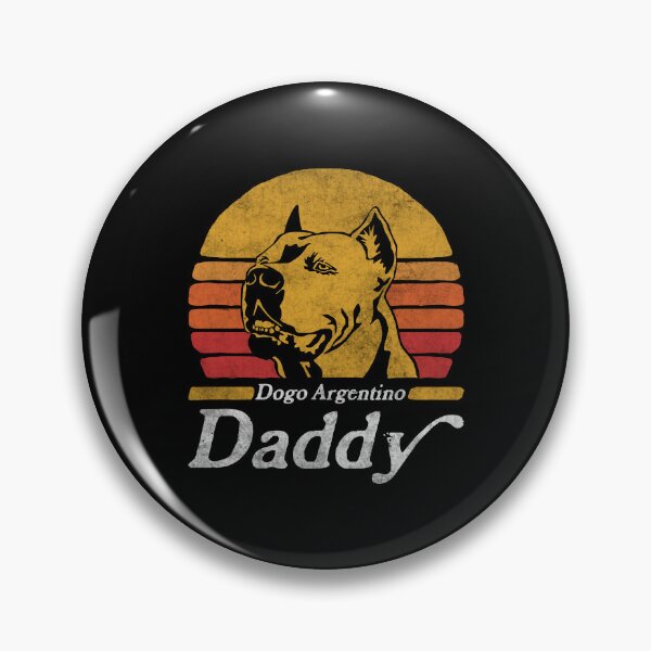 Item preview, Retro Vintage Dogo Argentino Daddy designed and sold by More Cute Dogs.
